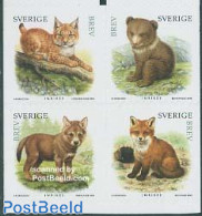 Sweden 2005 Young Animals 4v S-a [+], Mint NH, Nature - Animals (others & Mixed) - Bears - Cat Family - Neufs