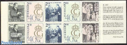 Sweden 1986 King Carl XVI 2x5v In Booklet, Mint NH, History - Kings & Queens (Royalty) - Nobel Prize Winners - Stamp B.. - Ongebruikt