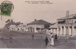 D7- AFRIQUE OCCIDENTALE FRANCAISE - GUINEE - KONAKRY - RUE DU COMMERCE - EN 1908  - Guinée Française