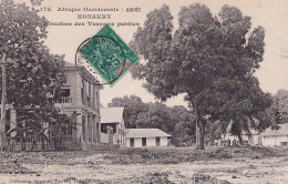 D8- AFRIQUE OCCIDENTALE FRANCAISE - GUINEE - KONAKRY - 170 -  DIRECTION DES TRAVAUX PUBLICS - EN 1908  - Guinée Française