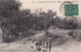 D8- AFRIQUE OCCIDENTALE - GUINEE - BORD DE MARIGOT - EN 1908  - Guinée Française