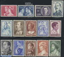 Greece 1956 Greek Kings & Queens 14v, Mint NH, History - Kings & Queens (Royalty) - Nuevos
