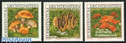 Liechtenstein 1997 Mushrooms 3v, Mint NH, Nature - Mushrooms - Neufs