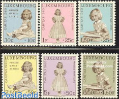 Luxemburg 1960 Caritas 6v, Mint NH, History - Kings & Queens (Royalty) - Unused Stamps