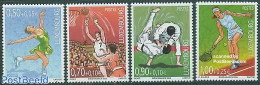 Luxemburg 2005 Sports 4v, Mint NH, Sport - Basketball - Judo - Skating - Sport (other And Mixed) - Tennis - Nuevos