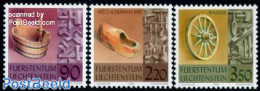 Liechtenstein 1998 Handicrafts 3v, Mint NH, Art - Handicrafts - Neufs