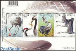 Finland 1997 Birds S/s, Mint NH, Nature - Birds - Storks - Ungebraucht
