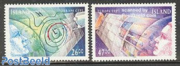 Iceland 1991 Europa, Space Exploration 2v, Mint NH, History - Transport - Europa (cept) - Space Exploration - Nuevos