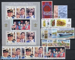 Guernsey 1981 Yearset 1981 (23v+1s/s), Mint NH, Various - Yearsets (by Country) - Zonder Classificatie