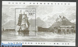 Iceland 1999 Stamp Day S/s, Mint NH, Transport - Stamp Day - Ships And Boats - Ongebruikt