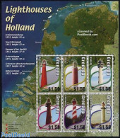 Grenada 2002 Dutch Lighthouses 6v M/s, Mint NH, History - Various - Netherlands & Dutch - Lighthouses & Safety At Sea .. - Aardrijkskunde