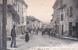 D12-38) BEAUREPAIRE - ISERE - UNE RUE - ANIMEE - HABITANTS - ( 2 SCANS ) - Beaurepaire