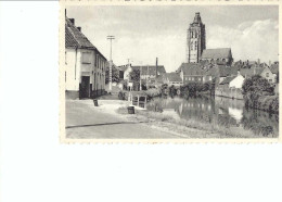 Oudenaarde : Smallendam - Schelde En St Walburgakerk - Oudenaarde