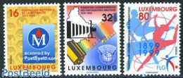 Luxemburg 1999 Mixed Issue 3v, Mint NH, Sport - Various - Gymnastics - Banking And Insurance - Art - Photography - Nuevos