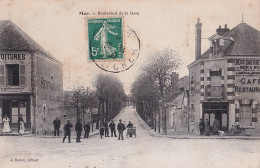 D13-41) MER - BOULEVARD  DE  LA GARE - ANIMEE  - HABITANTS -  EN 1909    - Mer