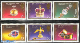 Jersey 2003 Golden Jubilee 6v, Mint NH, History - Kings & Queens (Royalty) - Familles Royales