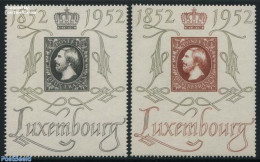 Luxemburg 1952 Centilux 2v, Mint NH, Stamps On Stamps - Nuovi