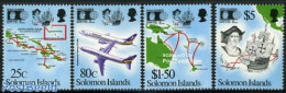 Solomon Islands 1992 World Columbian Stamp Expo 4v, Mint NH, History - Transport - Various - Explorers - Philately - A.. - Onderzoekers