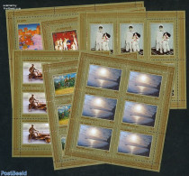 Russia 2011 Contemporary Art 6 M/s, Mint NH, Sport - Transport - Various - Gymnastics - Automobiles - Ships And Boats .. - Gymnastik