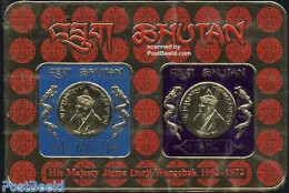 Bhutan 1973 King Wangchuk S/s, Mint NH, History - Kings & Queens (Royalty) - Familias Reales