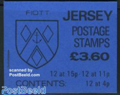 Jersey 1987 Coat Of Arms Booklet, Mint NH, History - Coat Of Arms - Stamp Booklets - Zonder Classificatie
