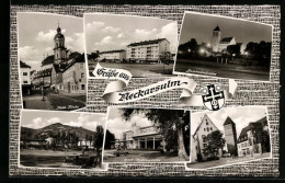AK Neckarsulm, NSU-Motorenwerke, Zweiradmuseum, Scheuerberg, Wappen  - Neckarsulm
