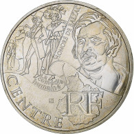 France, 10 Euro, Centre, Honoré De Balzac, 2012, Paris, Argent, SPL, KM:1863 - France