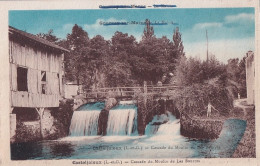 E6-47) CASTELJALOUX - CASCADE DU MOULIN DE LAS BOURRES - ( 2 SCANS ) - Casteljaloux