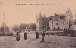 E10-29) LE FOLGOET - LE DOYENNE - ANCIEN CHATEAU DE LA DUCHESSE ANNE - LE CALVAIRE  - ANIMEE -  ( 2 SCANS ) - Le Folgoët