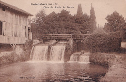 E14-47) CASTELJALOUX - CHUTE DU MOULIN DE LANNES  - ( 2 SCANS ) - Casteljaloux