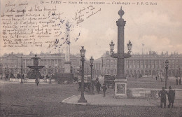 E19-75) PARIS ( VIII EME ) LA PLACE DE LA CONCORDE - L ' OBELIQUE    - EN  1906 - ( 2 SCANS ) - Arrondissement: 08