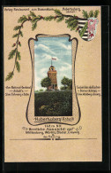 Lithographie Coswig /Anhalt, Hubertusburg, Partie Am Bismarckturm  - Coswig