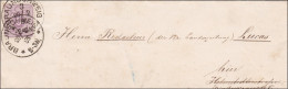 Orts-Brief Von Braunschweig  1885 - Brunswick