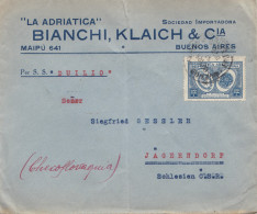 Argentinien: 1893: Buenos Aires Nach Jägerndorf/Schlesien, Per S.S. Duilio - Otros & Sin Clasificación