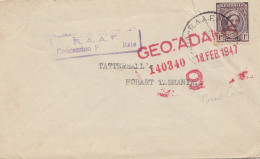 Australia 1947: R.A.A.F To Hobart-Tasmania - Concession Postage Rate - Other & Unclassified