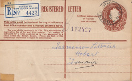 Australia: 1954: Registered Letter, Goulburn To Tasmania - Other & Unclassified