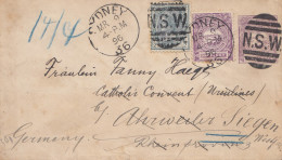 Australia 1896: Sydney To Siegen/Germany - Other & Unclassified