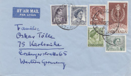 Australia: 1951: Air Mail To Karlsruhe / Germany - Other & Unclassified