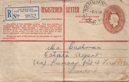 Australia: 1954: Registered Letter Drummoyne - Other & Unclassified