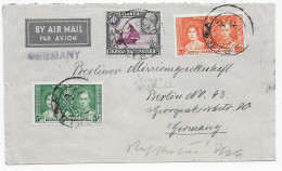 Air Mail, Private Post Bag, Tanganyika Territory, Ilembla Mission 1937 To Berlin - Tanzania (1964-...)