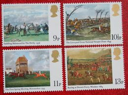 Horse Racing Pferde Paard Cheval (Mi 793-796) 1979 POSTFRIS MNH ** ENGLAND GRANDE-BRETAGNE GB GREAT BRITAIN - Ongebruikt