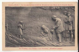 Carte France 59 - Caudry - Un Des Quetre Bas Relief Du Monument Aux Morts : PRIX FIXE - ( Cd071) - Caudry