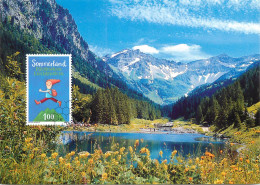 Postcard Liechtenstein Sommerland Ferienland Furstentum - Liechtenstein