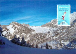 Postcard Ferienland Furstentum Liechtenstein Winterland - Liechtenstein