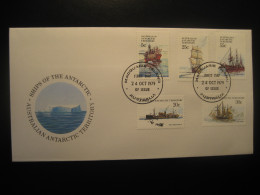 MACQUARIE ISLAND 1979 Ship Ships FDC Cancel Cover Antarctica AAT Antarctic Antarctique Australia South Pole Polar - Covers & Documents