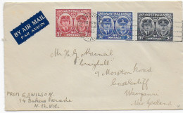 Air Mail Melbourne 1945 To New Zealand - Other & Unclassified