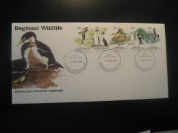 JESMOND 1983 Albatross Penguin Elephant Seal Prion FDC Antarctica AAT Antarctic Antarctique Australia South Pole Polar - Brieven En Documenten