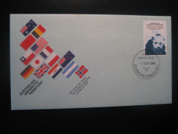 EVERTON PARK 1983 Antarctic Treaty FDC Cancel Cover Antarctica AAT Antarctique Australia South Pole Polar - Storia Postale