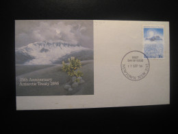 NEWTOWN 1986 Antarctic Treaty FDC Antarctica AAT Antarctique Australia Polar South Pole - Briefe U. Dokumente