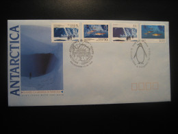 KINGSTON MELBOURNE 1990 Russia USSR Co-operation Penguin FDC AUSTRALIA Antarctica Antarctic Antarctique Polar South Pole - Cartas & Documentos